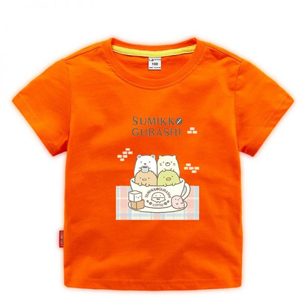 Sumikkogurashi Short Sleeve T-Shirts For Children - Image 9