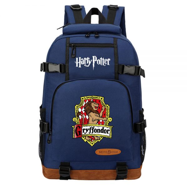 Hogwarts Legacy Magic Academy Backpack School Bag Black Red Blue Green - Image 34