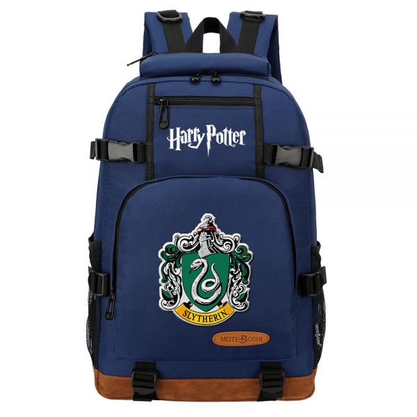 Hogwarts Legacy Magic Academy Backpack School Bag Black Red Blue Green - Image 2