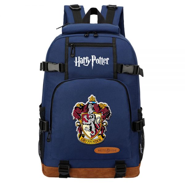 Hogwarts Legacy Magic Academy Backpack School Bag Black Red Blue Green - Image 3