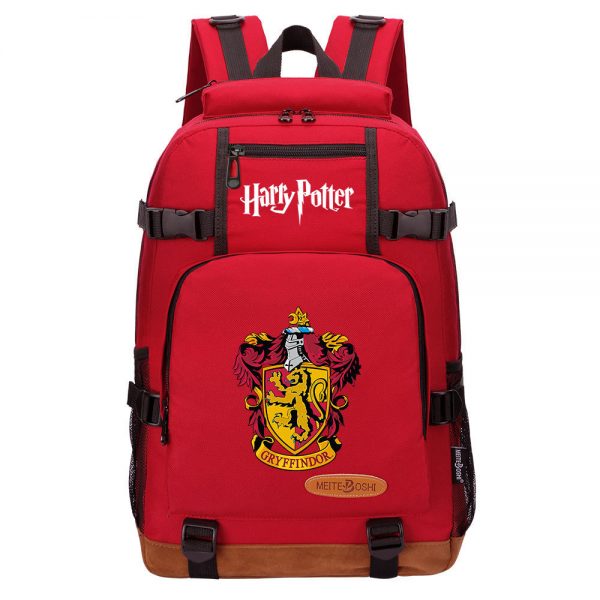 Hogwarts Legacy Magic Academy Backpack School Bag Black Red Blue Green - Image 4