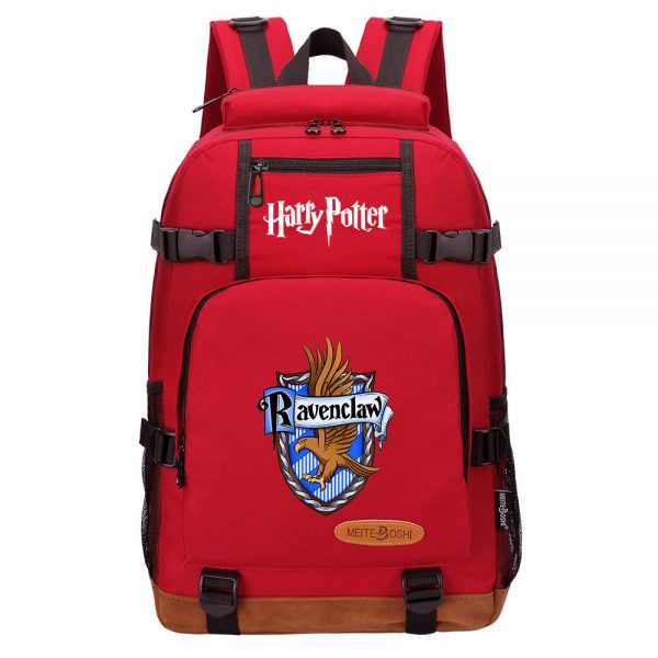 Hogwarts Legacy Magic Academy Backpack School Bag Black Red Blue Green - Image 7