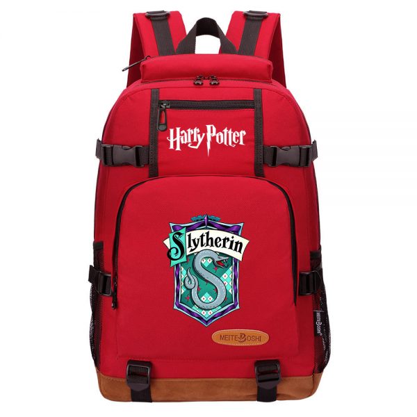 Hogwarts Legacy Magic Academy Backpack School Bag Black Red Blue Green - Image 8