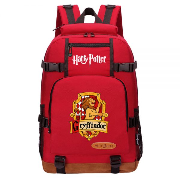 Hogwarts Legacy Magic Academy Backpack School Bag Black Red Blue Green - Image 9