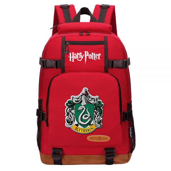 Hogwarts Legacy Magic Academy Backpack School Bag Black Red Blue Green - Image 12