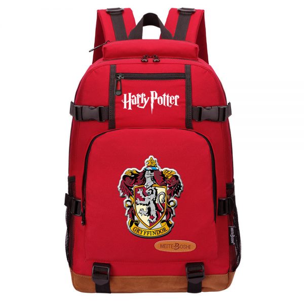 Hogwarts Legacy Magic Academy Backpack School Bag Black Red Blue Green - Image 13