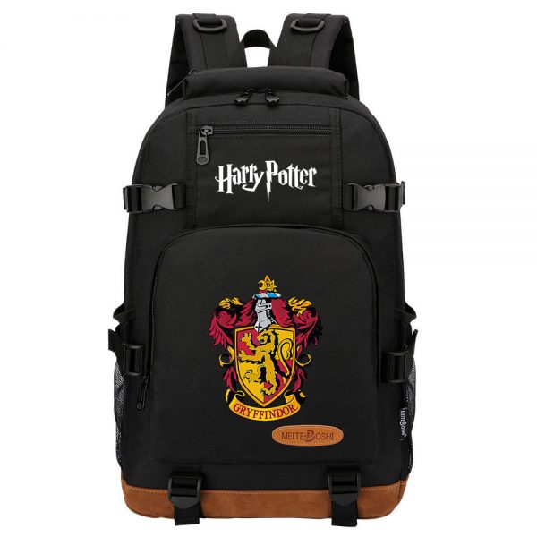 Hogwarts Legacy Magic Academy Backpack School Bag Black Red Blue Green - Image 14