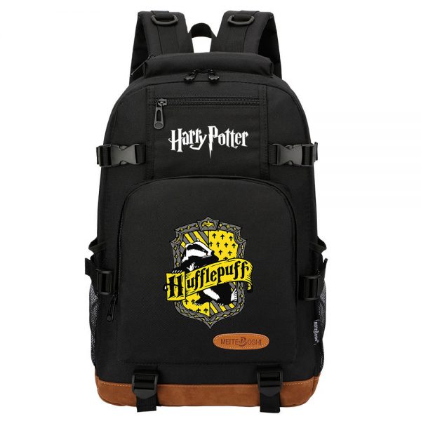 Hogwarts Legacy Magic Academy Backpack School Bag Black Red Blue Green - Image 16