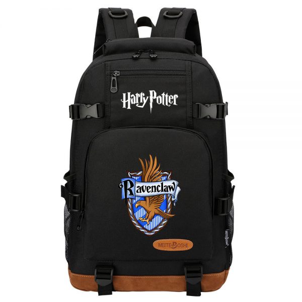 Hogwarts Legacy Magic Academy Backpack School Bag Black Red Blue Green - Image 17