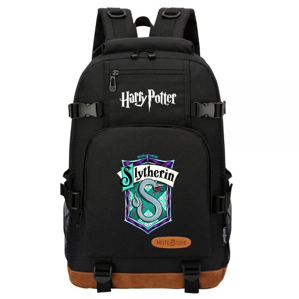 Hogwarts Legacy Magic Academy Backpack School Bag Black Red Blue Green - Image 18