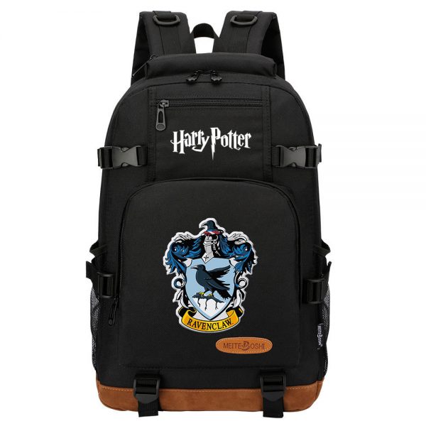 Hogwarts Legacy Magic Academy Backpack School Bag Black Red Blue Green - Image 21