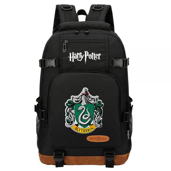 Hogwarts Legacy Magic Academy Backpack School Bag Black Red Blue Green - Image 22