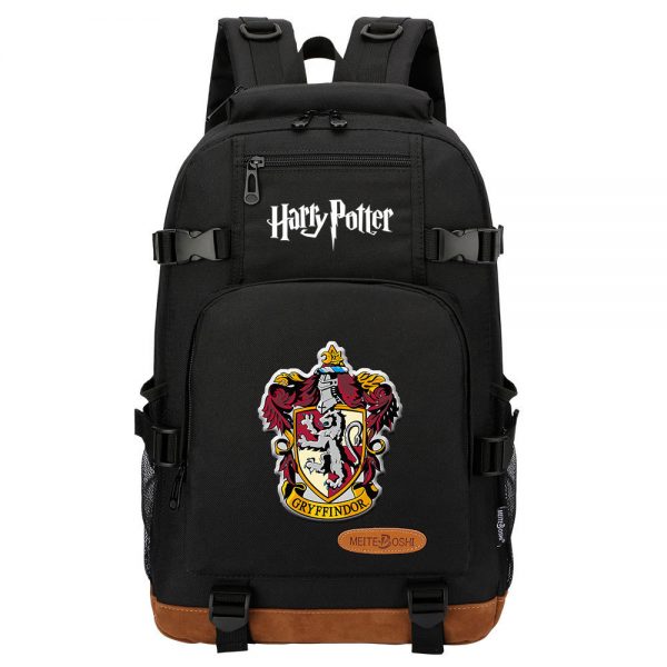 Hogwarts Legacy Magic Academy Backpack School Bag Black Red Blue Green - Image 23