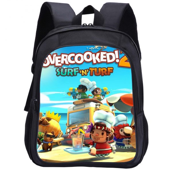 Overcooked Schoolbag 16 Inch Student Backpack - Image 11