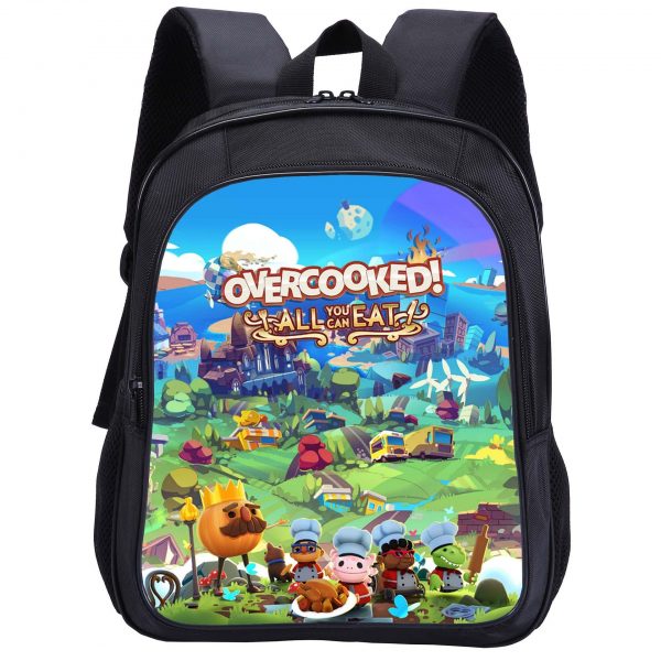 Overcooked Schoolbag 16 Inch Student Backpack - Image 7