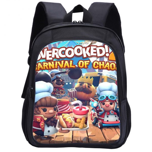 Overcooked Schoolbag 16 Inch Student Backpack - Image 8