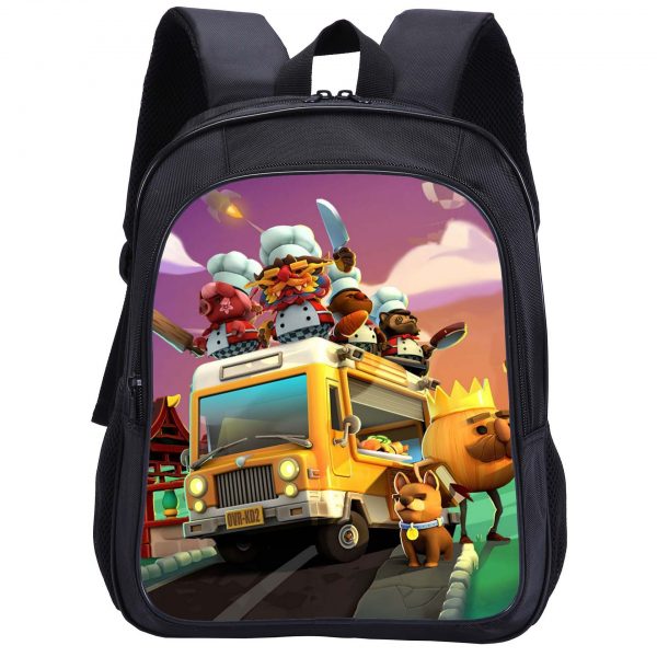 Overcooked Schoolbag 16 Inch Student Backpack - Image 10