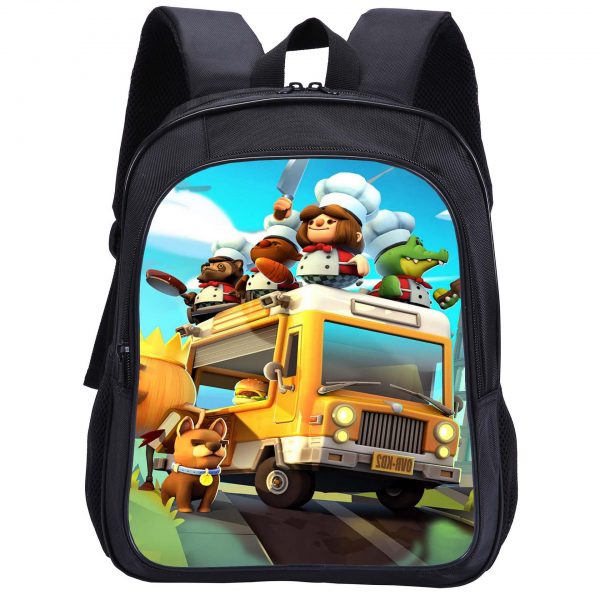 Overcooked Schoolbag 16 Inch Student Backpack - Image 13