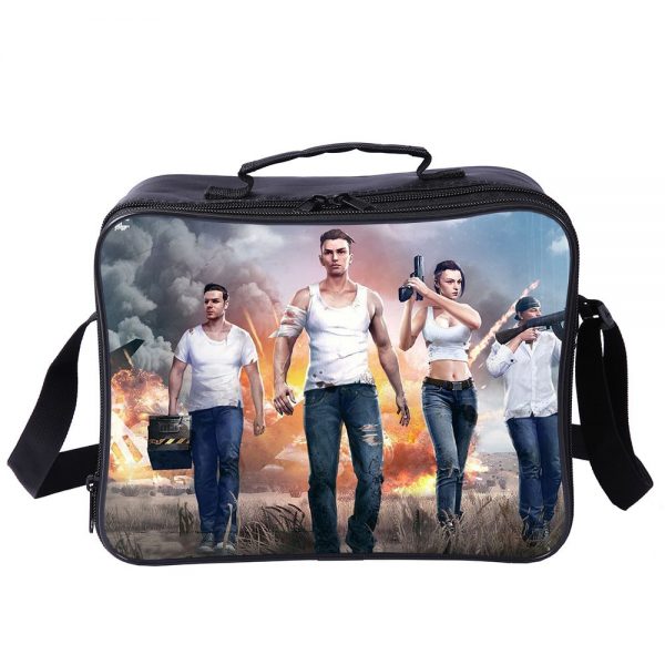 Free Fire Cooler Bag Insulation Bag Students School Food Storage Box - Image 7