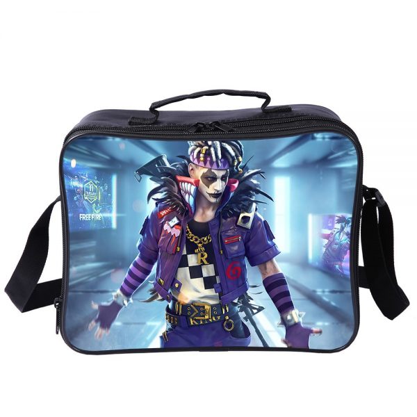 Free Fire Cooler Bag Insulation Bag Students School Food Storage Box - Image 4