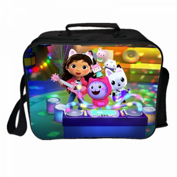 Gabby's Dollhouse Cooler Bag Insulation Bag Students School Food Storage Box - Image 2