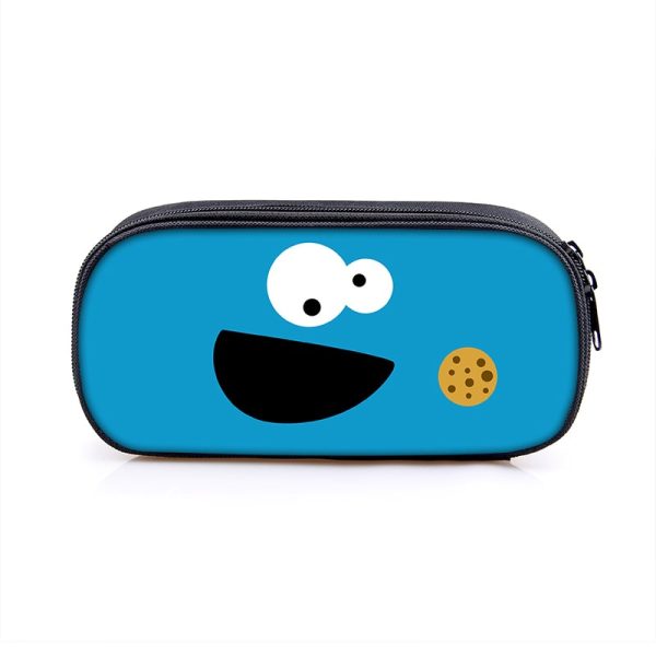 Sesame Street Cosmetic Bags Boys Girls Children Large Pencil Case Purse Storage Bags Women Men Multifunction Makeup Bag - Image 12