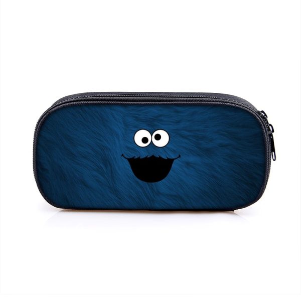 Sesame Street Cosmetic Bags Boys Girls Children Large Pencil Case Purse Storage Bags Women Men Multifunction Makeup Bag - Image 8