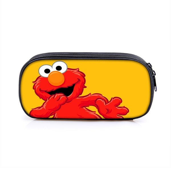 Sesame Street Cosmetic Bags Boys Girls Children Large Pencil Case Purse Storage Bags Women Men Multifunction Makeup Bag - Image 38