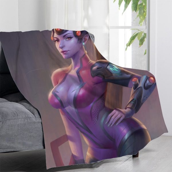 Overwatch Blankets Printing Soft Nap Blanket On Home/Sofa/Office Portable Travel Cover Blanket - Image 3