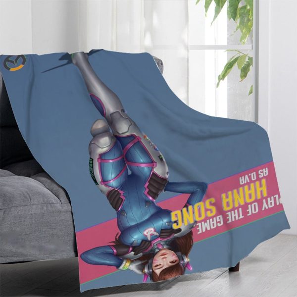 Overwatch Blankets Printing Soft Nap Blanket On Home/Sofa/Office Portable Travel Cover Blanket - Image 14