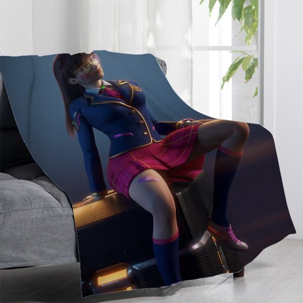 Overwatch Blankets Printing Soft Nap Blanket On Home/Sofa/Office Portable Travel Cover Blanket - Image 23