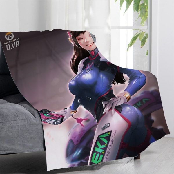 Overwatch Blankets Printing Soft Nap Blanket On Home/Sofa/Office Portable Travel Cover Blanket - Image 27