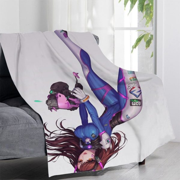 Overwatch Blankets Printing Soft Nap Blanket On Home/Sofa/Office Portable Travel Cover Blanket - Image 32