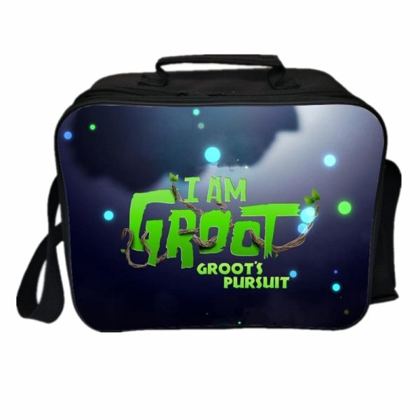 I Am Groot Cooler Bag Insulation Bag Students School Food Storage Box - Image 9