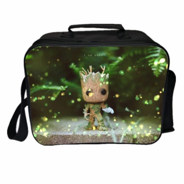 I Am Groot Cooler Bag Insulation Bag Students School Food Storage Box - Image 12