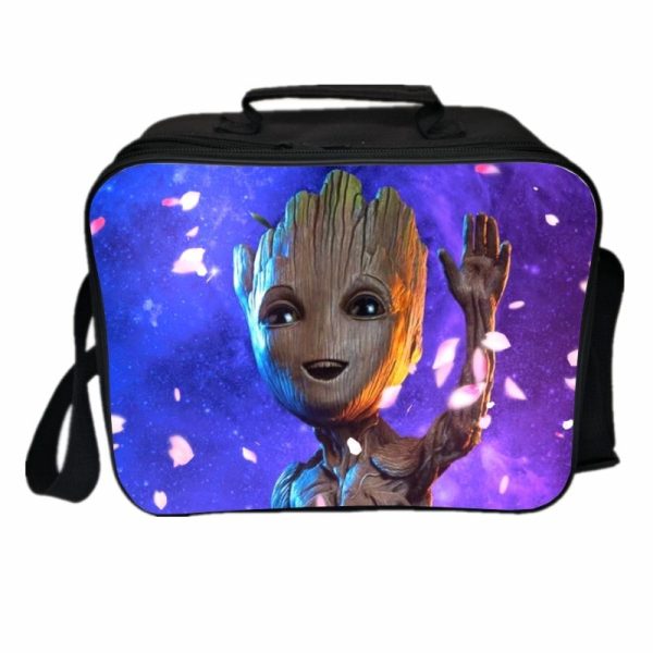 I Am Groot Cooler Bag Insulation Bag Students School Food Storage Box - Image 6