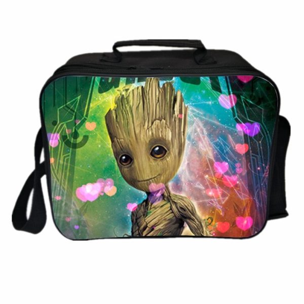 I Am Groot Cooler Bag Insulation Bag Students School Food Storage Box - Image 7