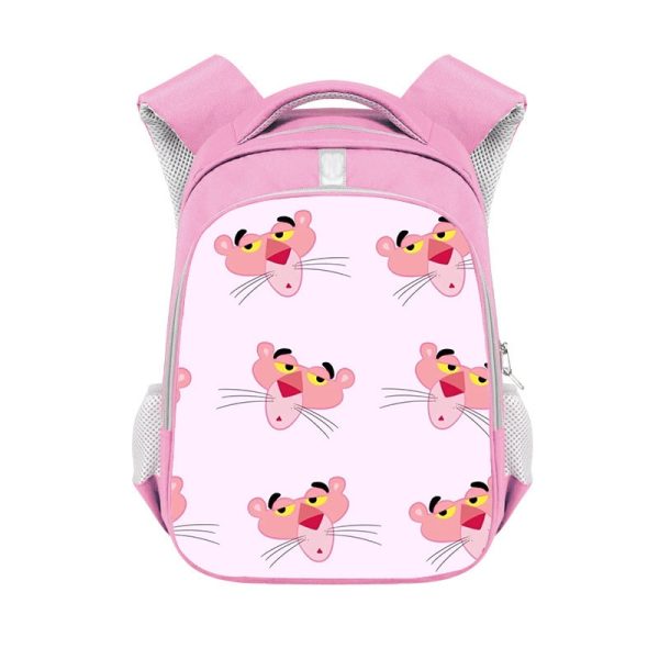 Pink Panther double-layer backpack personalized school bag Pink - Image 16