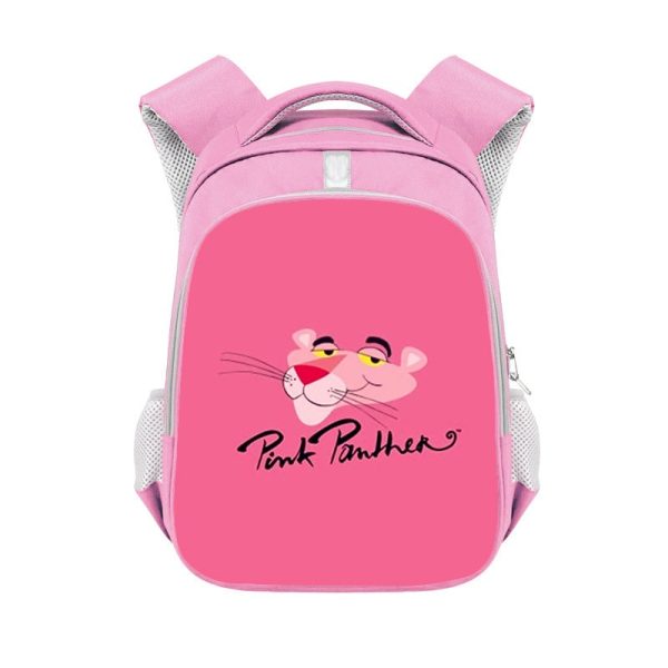 Pink Panther double-layer backpack personalized school bag Pink - Image 2