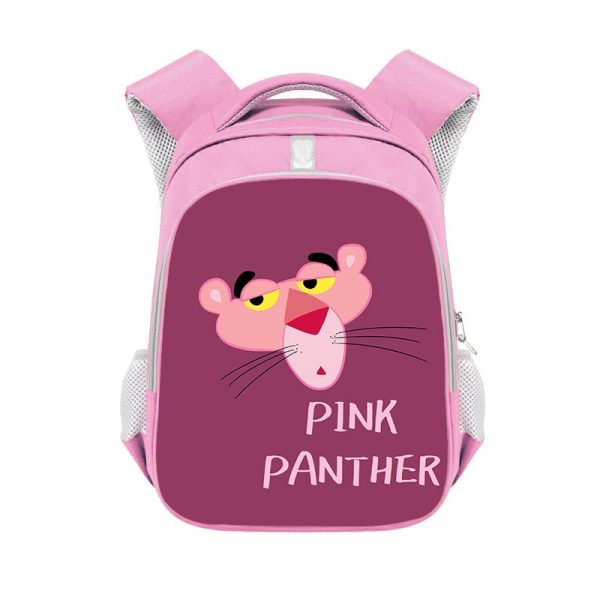 Pink Panther double-layer backpack personalized school bag Pink - Image 10