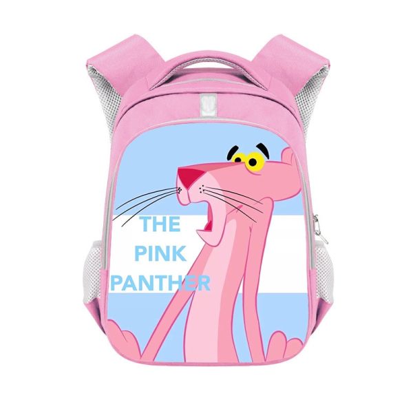 Pink Panther double-layer backpack personalized school bag Pink - Image 15