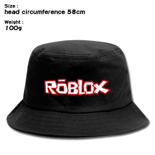 Roblox Women Men Bucket Hats Unisex Fisherman Hat Fashion Solid Wild Sun Protection Cap Boys Girls Outdoors Sunscreen Hat - Image 8