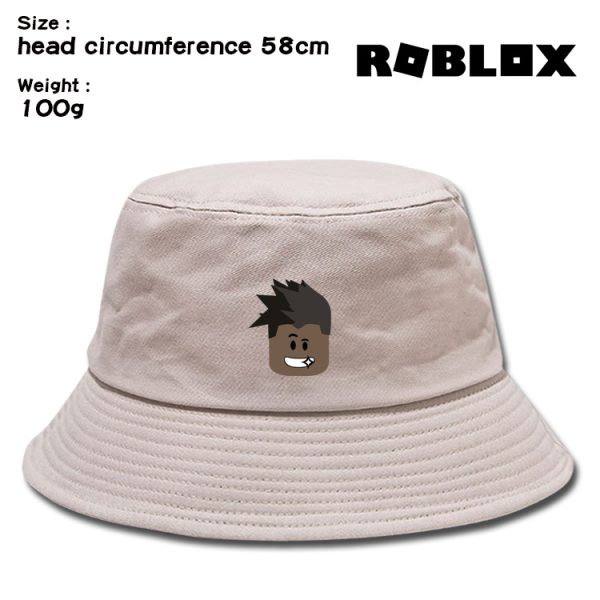 Roblox Women Men Bucket Hats Unisex Fisherman Hat Fashion Solid Wild Sun Protection Cap Boys Girls Outdoors Sunscreen Hat - Image 18