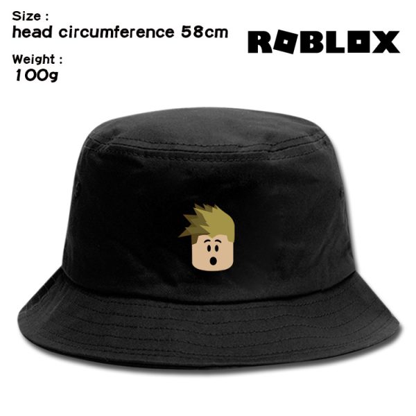 Roblox Women Men Bucket Hats Unisex Fisherman Hat Fashion Solid Wild Sun Protection Cap Boys Girls Outdoors Sunscreen Hat - Image 19