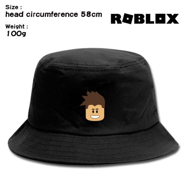 Roblox Women Men Bucket Hats Unisex Fisherman Hat Fashion Solid Wild Sun Protection Cap Boys Girls Outdoors Sunscreen Hat - Image 21