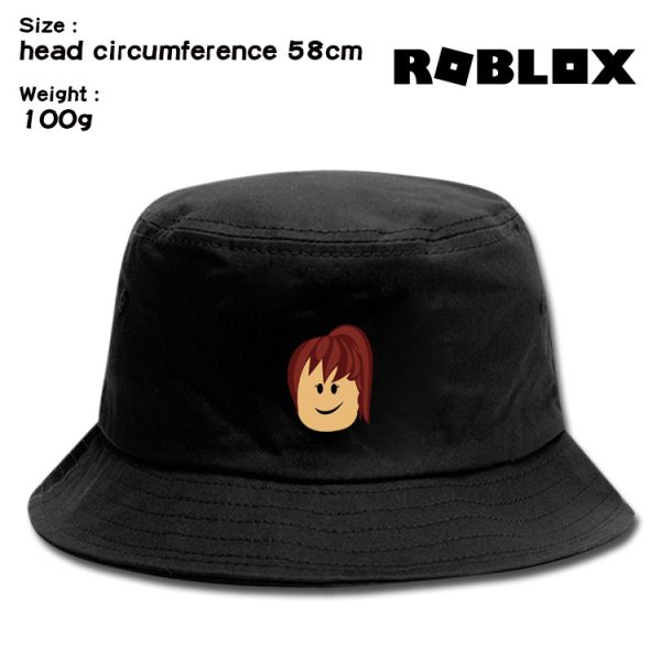 Roblox Women Men Bucket Hats Unisex Fisherman Hat Fashion Solid Wild Sun Protection Cap Boys Girls Outdoors Sunscreen Hat - Image 22