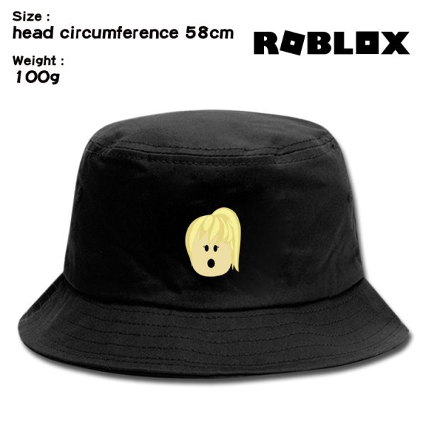 Roblox Women Men Bucket Hats Unisex Fisherman Hat Fashion Solid Wild Sun Protection Cap Boys Girls Outdoors Sunscreen Hat - Image 3