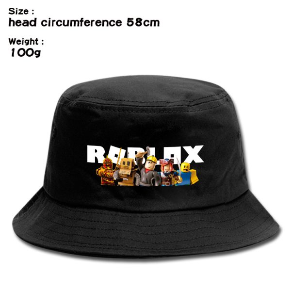 Roblox Women Men Bucket Hats Unisex Fisherman Hat Fashion Solid Wild Sun Protection Cap Boys Girls Outdoors Sunscreen Hat - Image 14