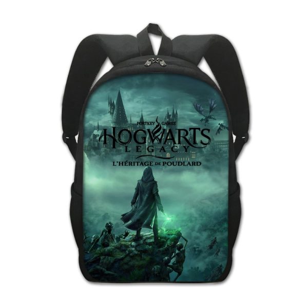 Hogwarts Legacy Backpack Kids Youth Student High Capacity Waterproof School Bag Birthday Gifts