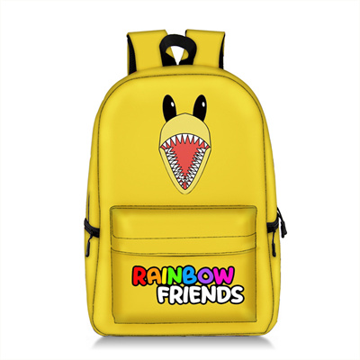 18 Inch Rainbow Friends Backpack travel bag full printing student school bag  - giftcartoon